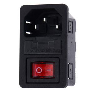1PCS 입구 POWER LOGIC 소켓 퓨즈 10A 250V 3 핀 IEC320 C14
