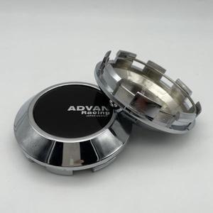 Advan 레이싱 RSD 휠 센터 허브 캡 RZ2 어 림 자동차 스타일링 외부 장식 액세서리 73mm ID 로트당 4 개