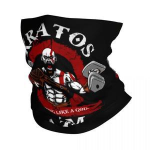 Kratos 남녀공용 체육관 반다나 넥 워머 겨울 스키 튜브 스카프 전쟁 바이킹 신화 페이스 커버