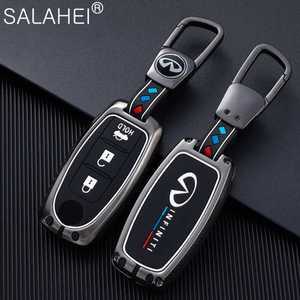 자동차 원격 키 케이스 커버 쉘 인피니티 Q50 Q60 Q70 QX50 QX60 QX70 G FX JX 25 35 EX 37 체인
