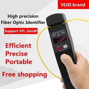 VIJEI 광섬유 식별기, 라이브 10mw 비주얼 결함 로케이터 내장, 750-1700nm SM MM, 1906/1906A