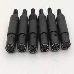 미니 DIN 암 오디오 AV 커넥터 어댑터, 3 핀, 4 핀, 5 핀, 6 핀, 7 핀, 8 핀,