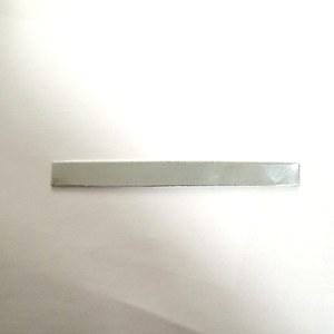 5 개/몫 1mm 2mm 3mm 두께 너비 10mm 길이 100mm 아연 시트 플레이트 과학 실험실 액세서리에 대 한 순수 금속