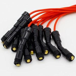 10pcs 5 20mm 유리 퓨즈 홀더 5X20mm 유형 나사, 22 AWG 와이어 및 케이블 250V 유리 퓨즈 튜브 퓨즈 박스
