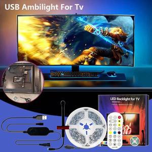 Tv Ambilight 5V Usb Rgbic 백라이트 화면에 동기화 App 스마트 텔레비전 된 카메라 게임 램프