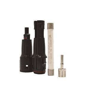 1500 V DC 거치대 암컷 PV 와이어 인라인 퓨즈 커넥터 과전압 보호 10A 30