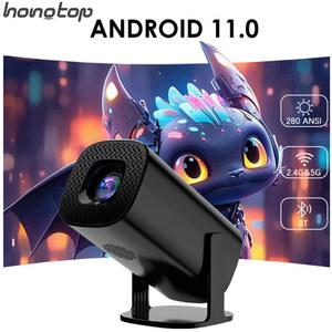 가정용 빔프로젝터 미니 휴대용 P30 스마트 프로젝터 안드로이드 11 WiFi6 지원 4K 1080P 4G 5G WiFi 1280 720P 시네마