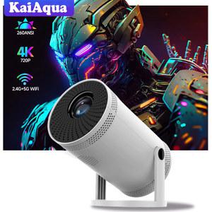 가정용 빔프로젝터 미니 휴대용 FXTech 프로젝터 FY300 Pro 4K 안드로이드 11 듀얼 Wifi6 360ANSI Allwinner H713 BT5 1080P 1280 72