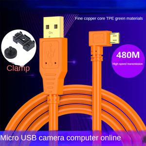 마이크로 USB 테더 촬영 카메라 케이블 소니 호환 A7R3 A7R2 A7M3 A7M2 A6400 카메라 컴퓨터에 연결 고속 케이블