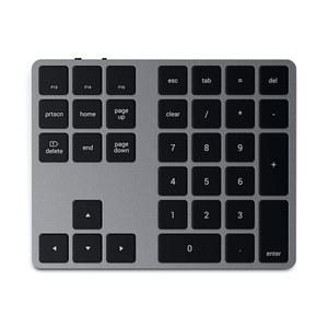 사테치 블루투스 확장 숫자 키패드 그레이) 슬림 FOR U2013 34키 PRO /AIR, IMAC MINI, 숫자패드 IPAD MACBOOK M4 /M2 /M1 충전식 (스페이스 MAC M1 /M4 M2