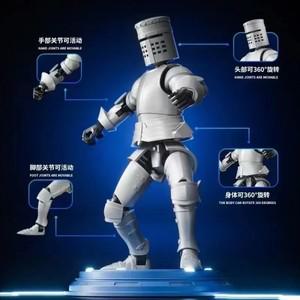 나이트 액션 피규어 Paladin 13 관절 이동식 Shapeshift 로봇 3D 인쇄 마네킹 캐릭터 조립 장난감 어른 선