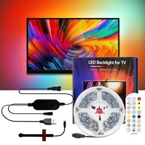 Ambilight Tv Led 백라이트 키트 화면에 동기화 5M 3.8M 5V Usb 스마트 호환 텔레비전 스트립 카메라 Rgb
