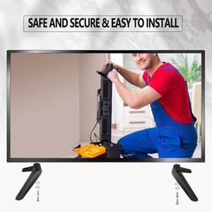 모니터 스탠드 범용 TV 스탠드 기본 테이블 상단 다리 TCL Sony Sansui LG Vizio Hisense LED 스크린 텔레