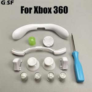 GSF 1Set 풀 세트 버튼 XBOX 360 xbox360  컨트롤러용 T8 드라이버로 부품 수리