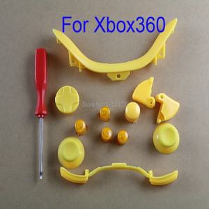 Xbox360  컨트롤러용 T8 드라이버가 포함된 1세트 풀 세트 버튼 컨트롤러 수리 부품
