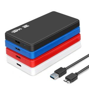 USB 3.0-2.5 인치 하드 드라이브 케이스 SATA HDD SSD 인클로저 외장 디스크 PC 노트북 스마트폰 5Gbps