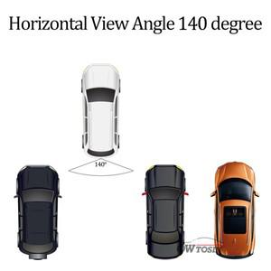 어라운드뷰 Owtosin HD 720P 후면보기 트렁크 핸들 BMW X5 자동차 반전 모니터