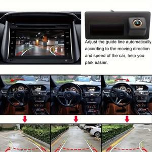 어라운드뷰 170 ° VW/AUDI용 광각 후방 백업 카메라 - 동적 궤도 주차 보조 장치 트럭