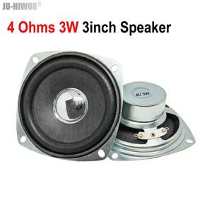 내부 마그네틱 반자성 폼 가장자리 밝은 캡 높이 34mm, 4 Ohm 3W 확성기, 78mm, 3 인치 사각형 스피커, 37m