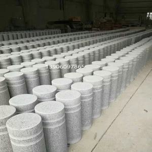 돌기둥 석재 볼라드 중앙분리대 원형 주차장 20x60cm 화강암 1 방지 경계석
