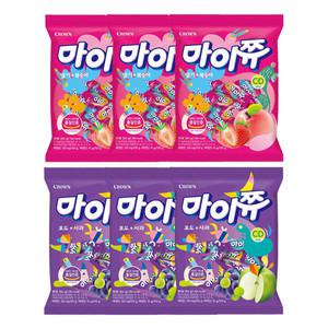 마이쮸 필로우284g 딸기복숭아 +포도사과