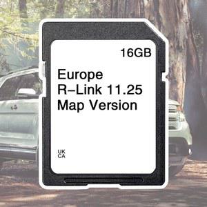 업그레이드 지도 GPS 도로 내비게이션 카미나타 R LINK .25 르노 메간 라구나 캉구 SD 카드 자동차 SAT NAV 6GB 표준 한국 표준 영국 2024