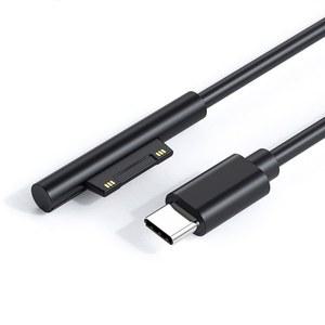 고속 충전 USB C POWER LOGIC 공급 장치 태블릿 충전기 MICROSOFT SURFACE PRO 3 4 5 6 충전기 케이블용 액세서리
