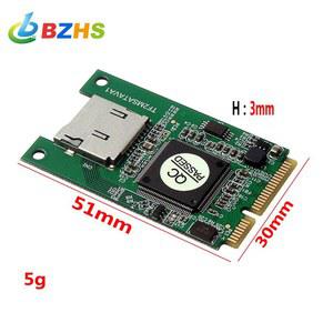 호환 SSD 변환기, SSD- 컴퓨터 어댑터, TF e 카드 노트북용 mSATA PCI PC SD 카드-mSATA 미니