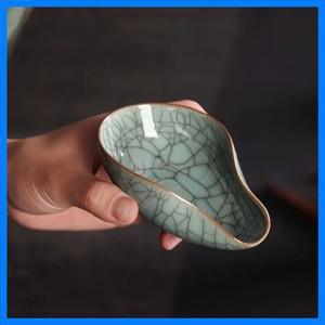 Longquan Celadon Cha He Kung Fu 거치대 차 프레젠테이션 베셀 도자기 차 상자 쏘서 차 세트 다도 액세서