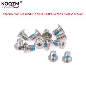 노트북 하단 케이스 교체 나사 키트 델 XPS 13 15 9343 9350 9360 9370 9380 7390 9550 9560 5510 시리즈용 12