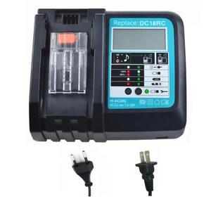 Makita 18V 14.4V BL1860 BL1415 DC18RC 리튬 이온 배터리 충전기 용