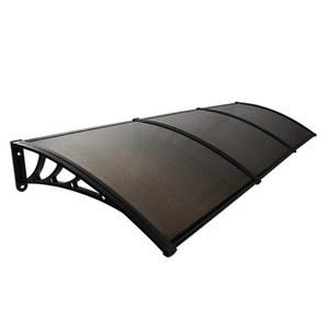 캐노피 가리개 빗물막이 다용도 60x60cm 야외 현관 테라스 사이즈 브라켓 차양 비가림