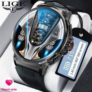 LIGE 화웨이 Xiaomi GPS 스마트 시계 남성용 1 85 인치 울트라 HD 블루투스 통화 710 Mah 대형 배터리 방수 스마트 시계