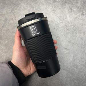 WEY TANK 300 TANK400 500 700 2024 510ml 자동차 스테인레스 스틸 커피 컵 열 머그잔 미끄럼 방지 여행용