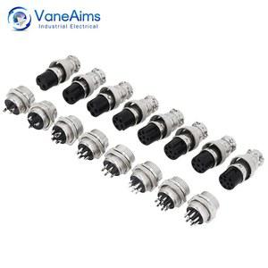 플러그 커넥터 5pin 터미널 2pin 여성 항공 7pin 소켓 3pin 케이블 남성 8pin 6pin 4pin 10pin Gx16 방수