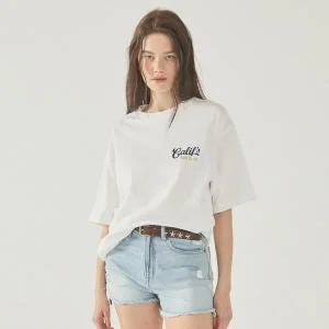 후아유 Dyed Back Graphic Tshirt WHRPF2524U