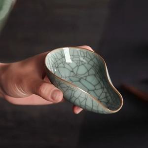 Longquan Celadon Cha He Kung Fu 거치대 차 프레젠테이션 베셀 도마그네틱 상자  쏘서 세트  다도 액세서