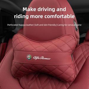 Alfa Romeo Giulietta GT 159 147 Mito Brera F1 Stelvio Volan 용 카본 머리 받침 카시트 목 보호 베개