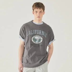 후아유 California Dyed Graphic Tshirt WHRPF2522U