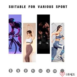 운동 센서 가슴 밴드 조절 가능한 실리콘 스트랩 텍스처 157d