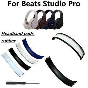 Beats Studio Pro ANC 무선 헤드폰 교체 헤드밴드 패드 고무 수리 스페어 부품용 기존 쿠션