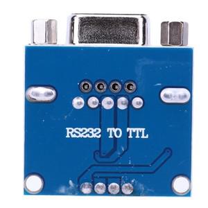 MAX3232 RS232-TTL 암 DB9 커넥터 3.3V-5.5V 플래싱 보드 TX RX VCC GND 브러시보드 칩