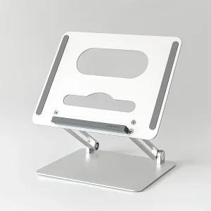 만컴즈 Z스탠드 알루미늄 접이식 노트북 거치대 각도조절 받침대 맥북 엘지 그램 스탠드