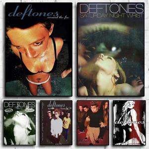 클래식 힙합 가수 스타 Deftones 음악 앨범 커버 캔버스 페인팅 인쇄 포스터, 거실 벽 예술 홈 장식 사진