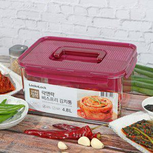 [기타]락앤락 비스프리 모듈러 김치통 4.8L LBF408H 1+1