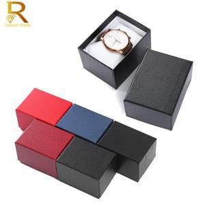 도매 5 색 골판지 시계 상자 팔찌 보석 상자 남자 시계 선물 상자 쇼 케이스 10.57.57cm 공장 직접
