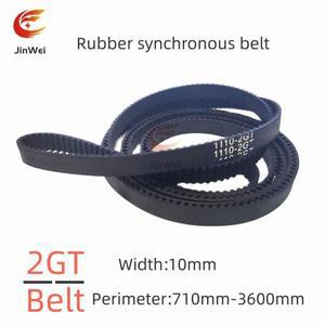 2GT GT2 너비: 10mm 고품질 고무 폐쇄 루프 타이밍 벨트, 둘레 710mm-3600mm, 3D 프린터용