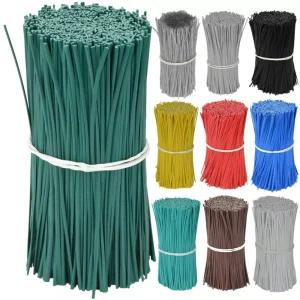 1000P 10cm 원예용 철사 분재 공예 화분 지지대 고정/화초/지지대/나무/넝쿨/식물/과수/장미/원예용/지주대