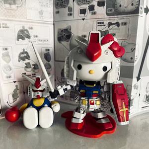 GAOGAO RX-78-2 헬로 키티 SD SDCS EX 조립 모델, EX 표준 이동식 관절, 수집용 로봇 메카 키트 모델, 장난감 선물