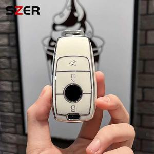 스마트 패션 TPU 자동차 원격 키 케이스 커버 쉘 메르세데스 A C E S G 클래스 L B W177 W205 W213 W222